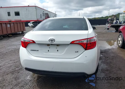 2016 Toyota Corolla Le from USA, damaged, VIN 5YFBURHE8GP544814